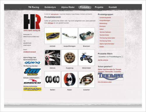 Hartl Racing Rennsportartikel